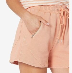 New Blank NYC Acid Wash Garment Dyed Pull-On Shorts